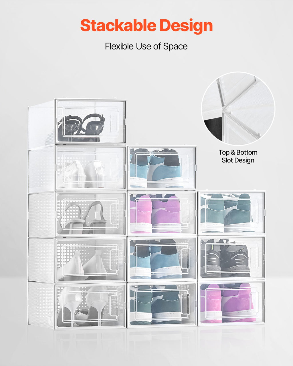 RTS Premium Stackable Sneaker Storage System