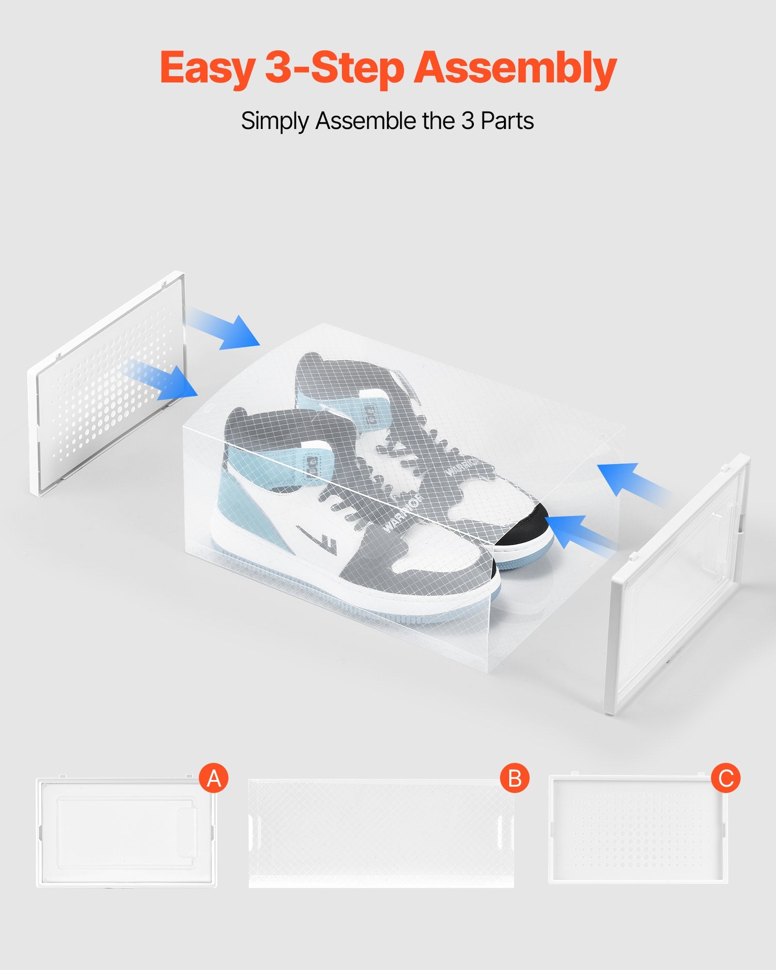 RTS Premium Stackable Sneaker Storage System